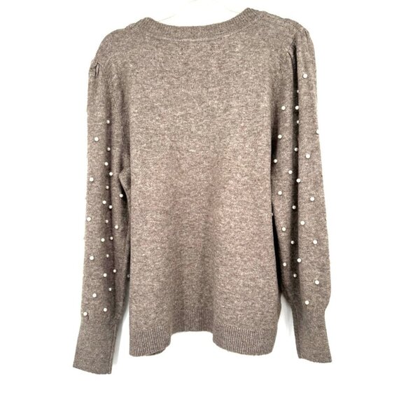 Loft Classic Sweater NWT with Pearls on Sleeves woman’s size XL - Picture 9 of 12